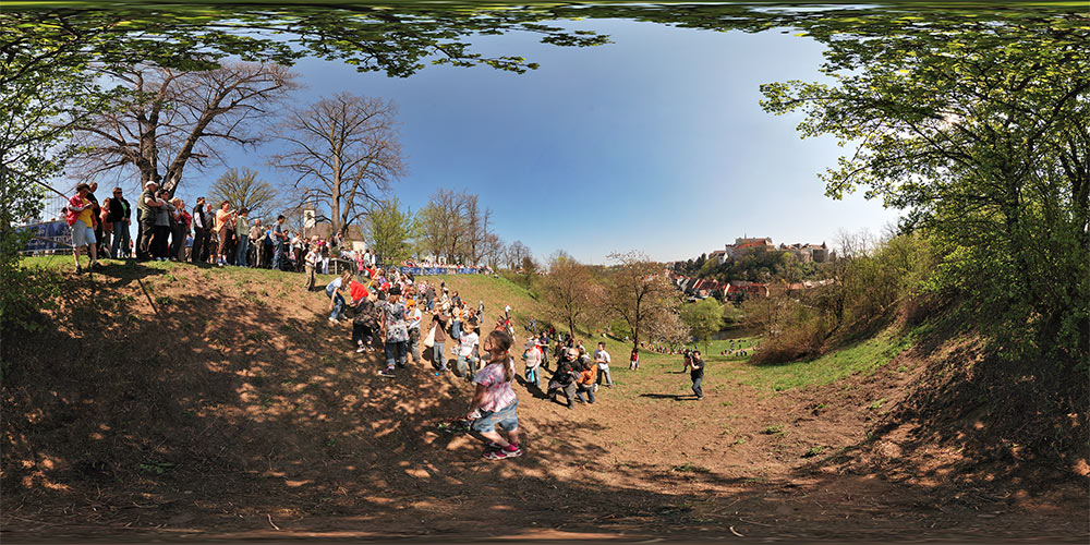 Eierschieben auf dem Protschenberg