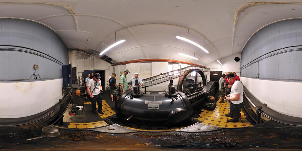 Dampfmaschine des Sägewerkes Richter