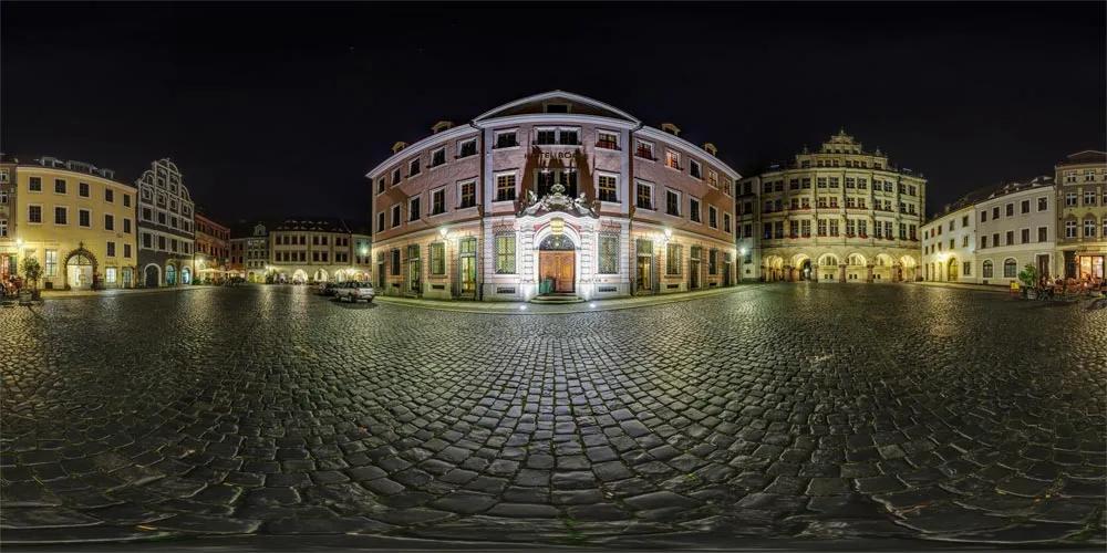 360° Panorama: Untermarkt - Hotel Börse in Görlitz