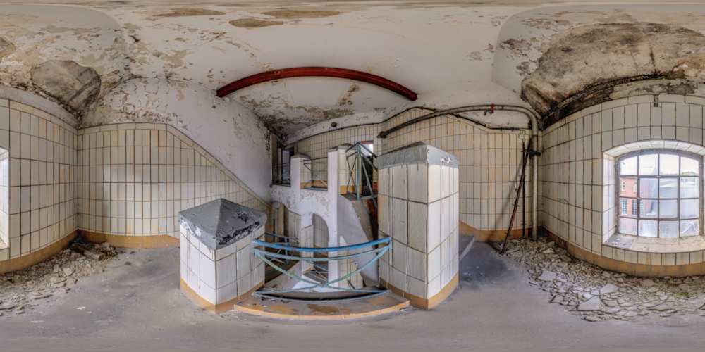 VEB Bramsch Betriebsteil Backhefe - Treppenhaus