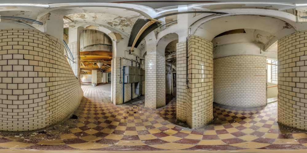 VEB Bramsch Betriebsteil Backhefe - Treppenhaus 2