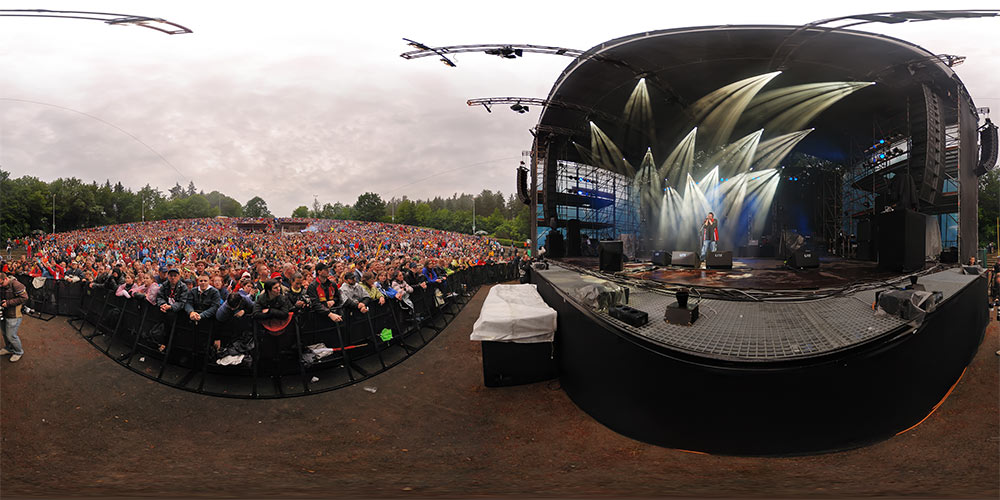 Michael Hirte auf der Hutbergbühne 2009