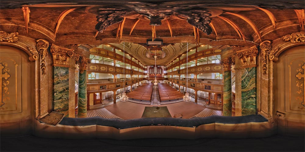 Neugersdorfer Kirche - Auf der Kanzel