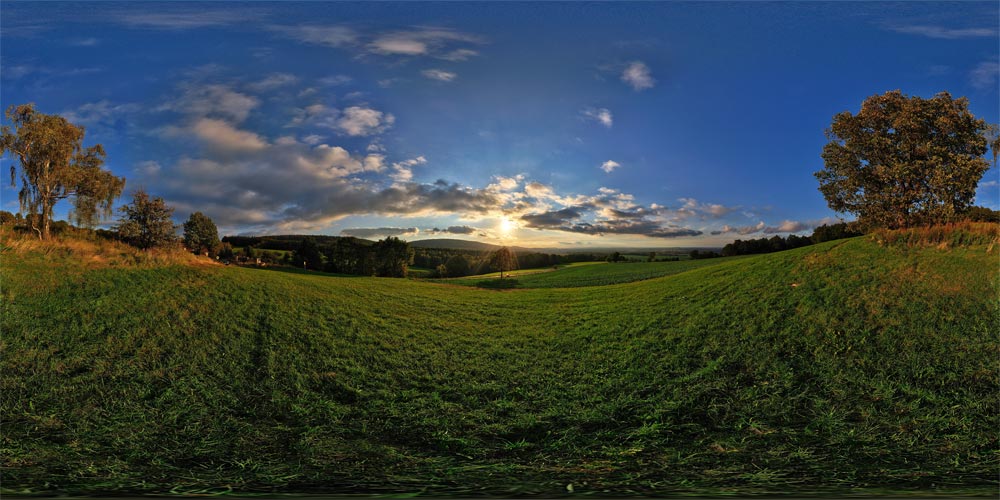 Sonnenuntergang bei Mehlteuer
