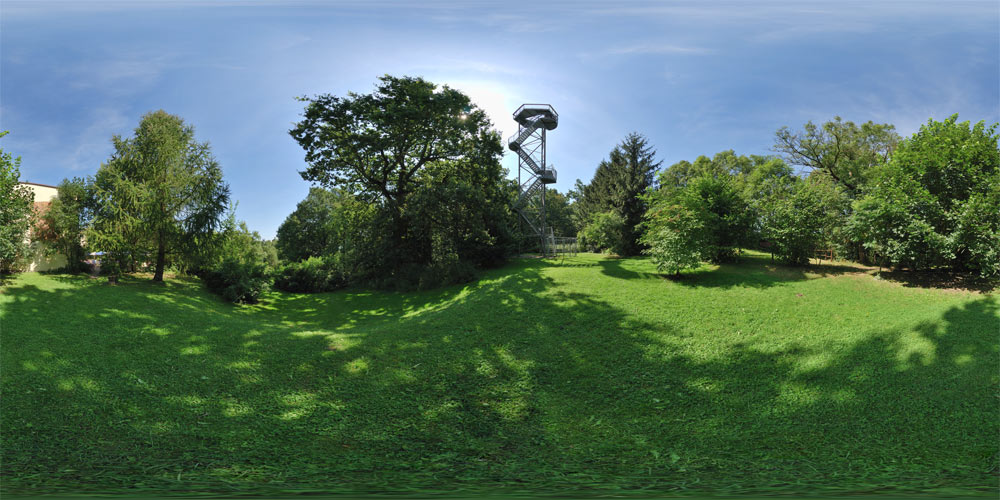 Rotstein mit Baude und Turm