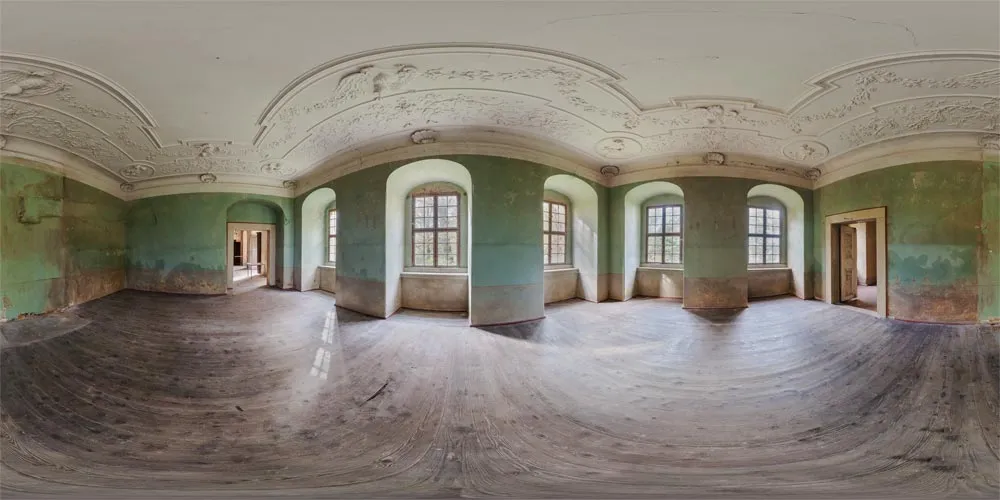 360° Panorama: Raum 3 in Wasserschloss Tauchritz