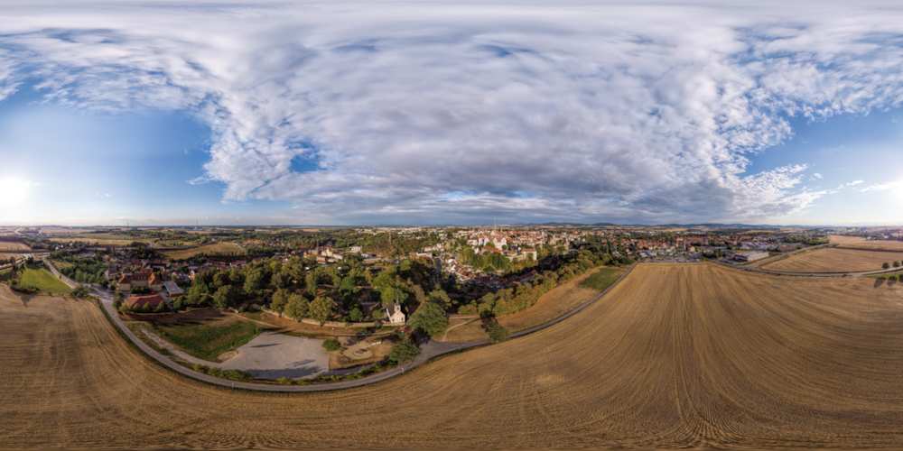 Luftpanorama - Blick vom Protschenberg