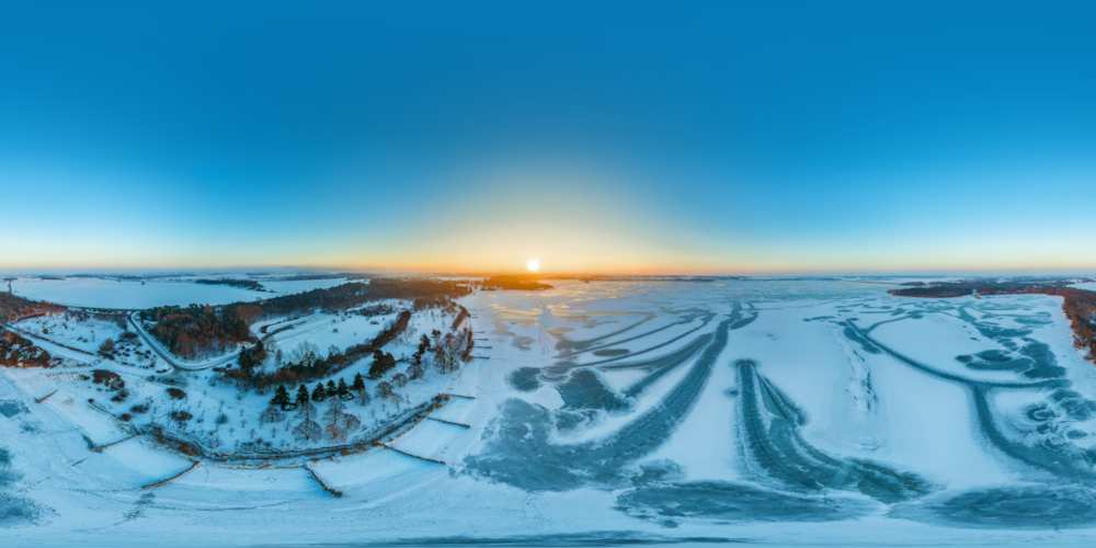 Luftpanorama - Stausee Bautzen