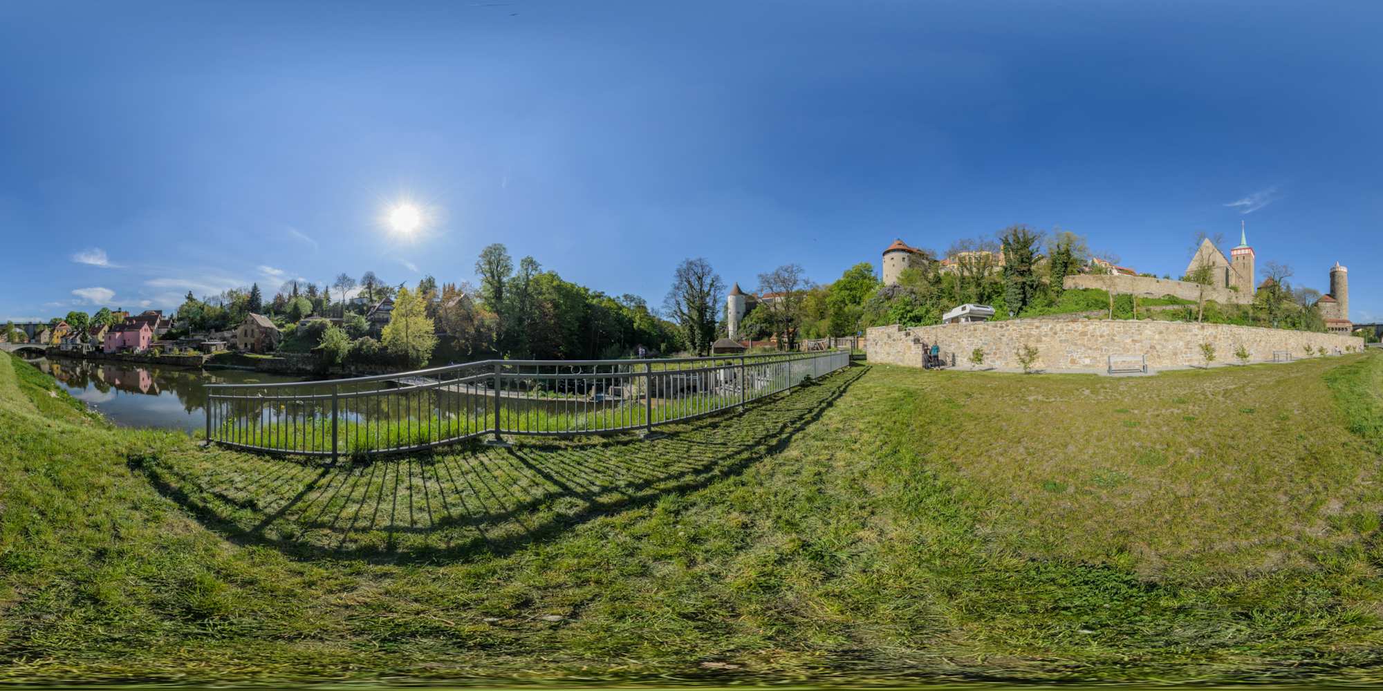 Uferstraße in Bautzen
