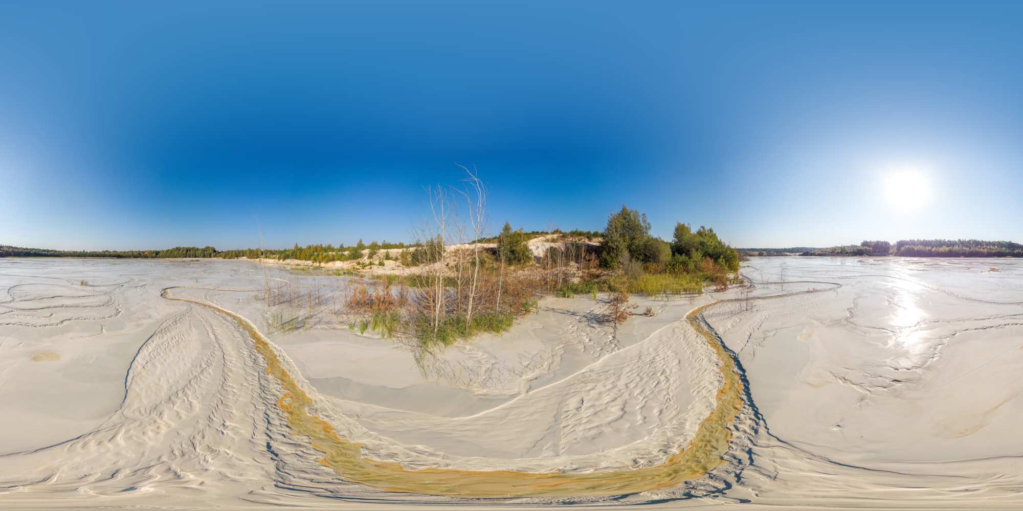 Kaolinwerk Caminau - Schlammsee