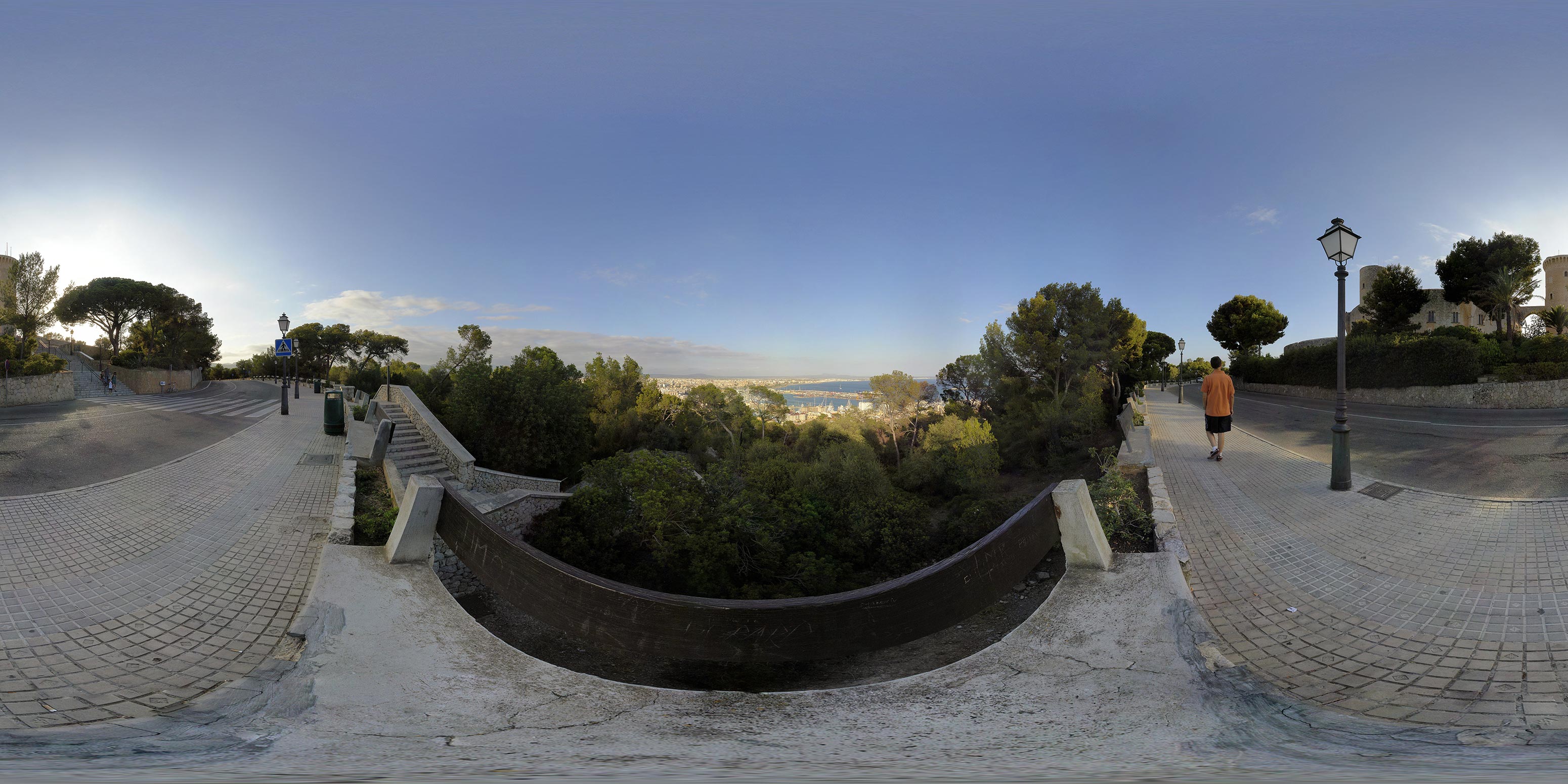Castell de Bellver - Blick auf Palma