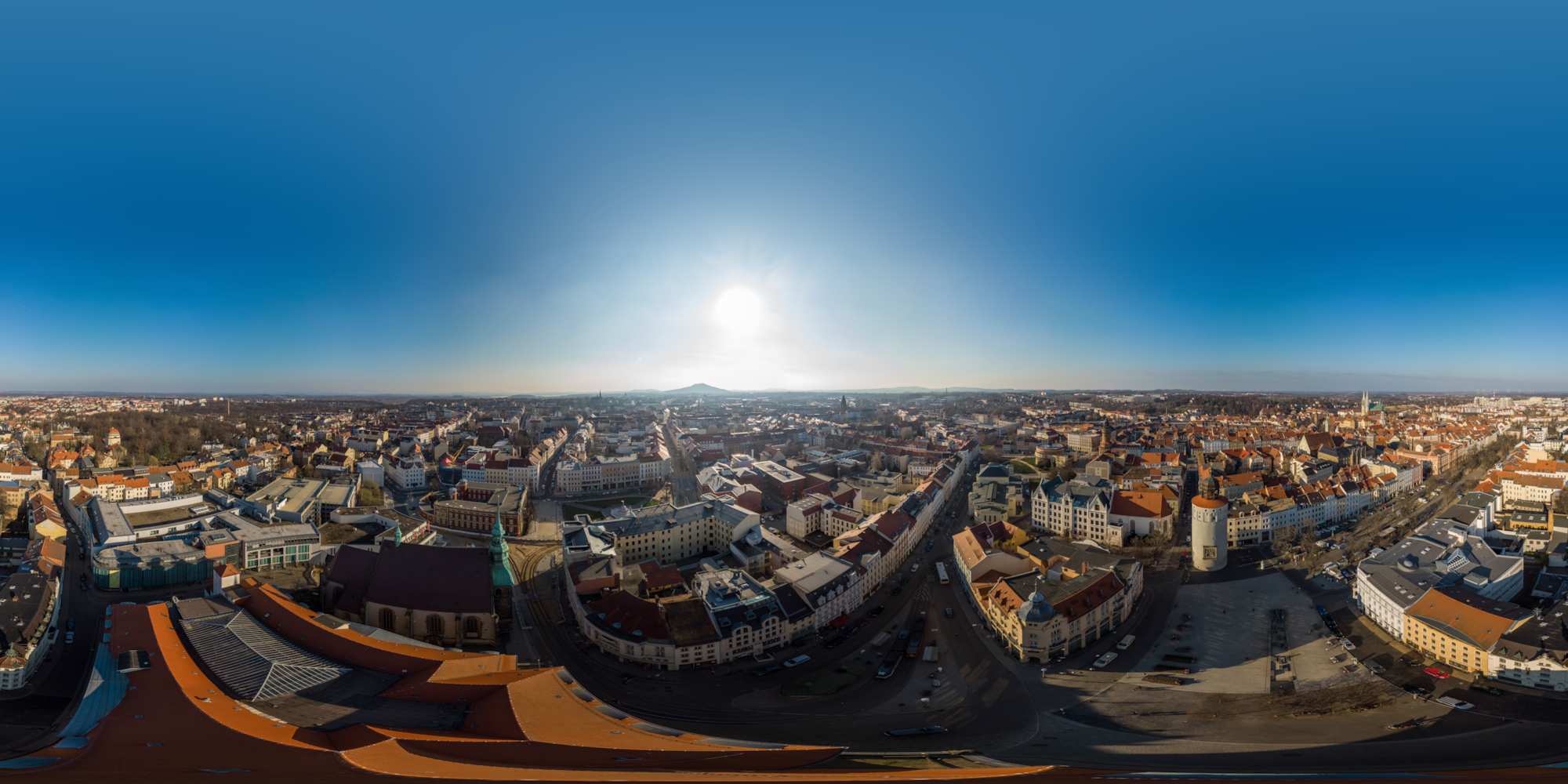 Luftpanorama - Marienplatz