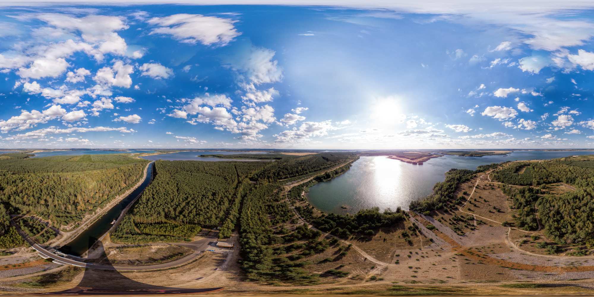 Luftpanorama - Aussichtsturm Rostiger Nagel