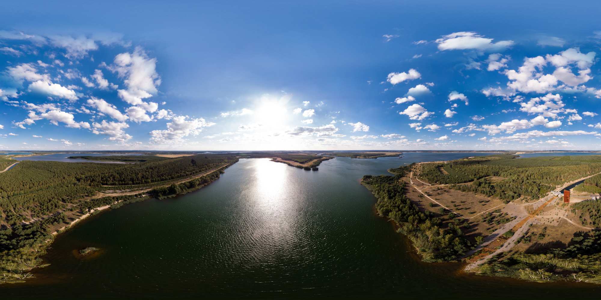 Luftpanorama - Aussichtsturm Rostiger Nagel