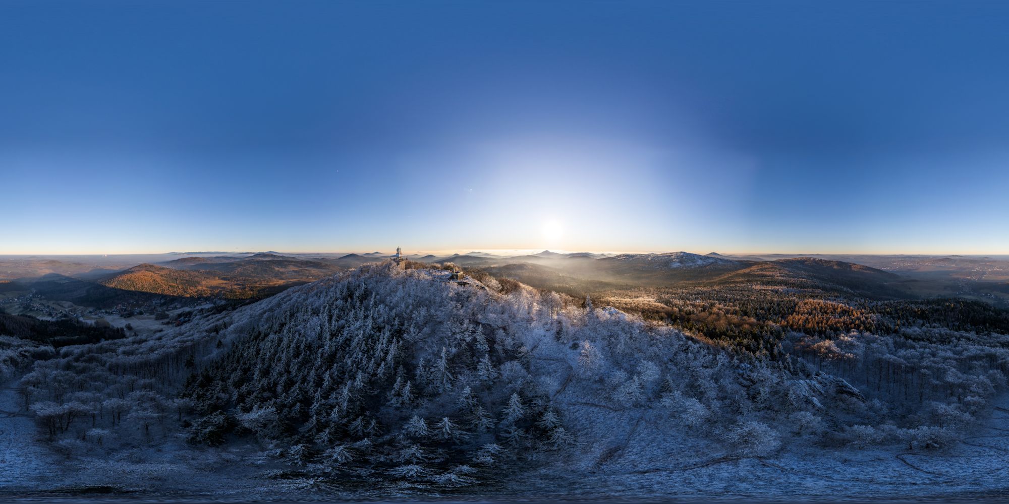 Lausche - Ansicht von Süden