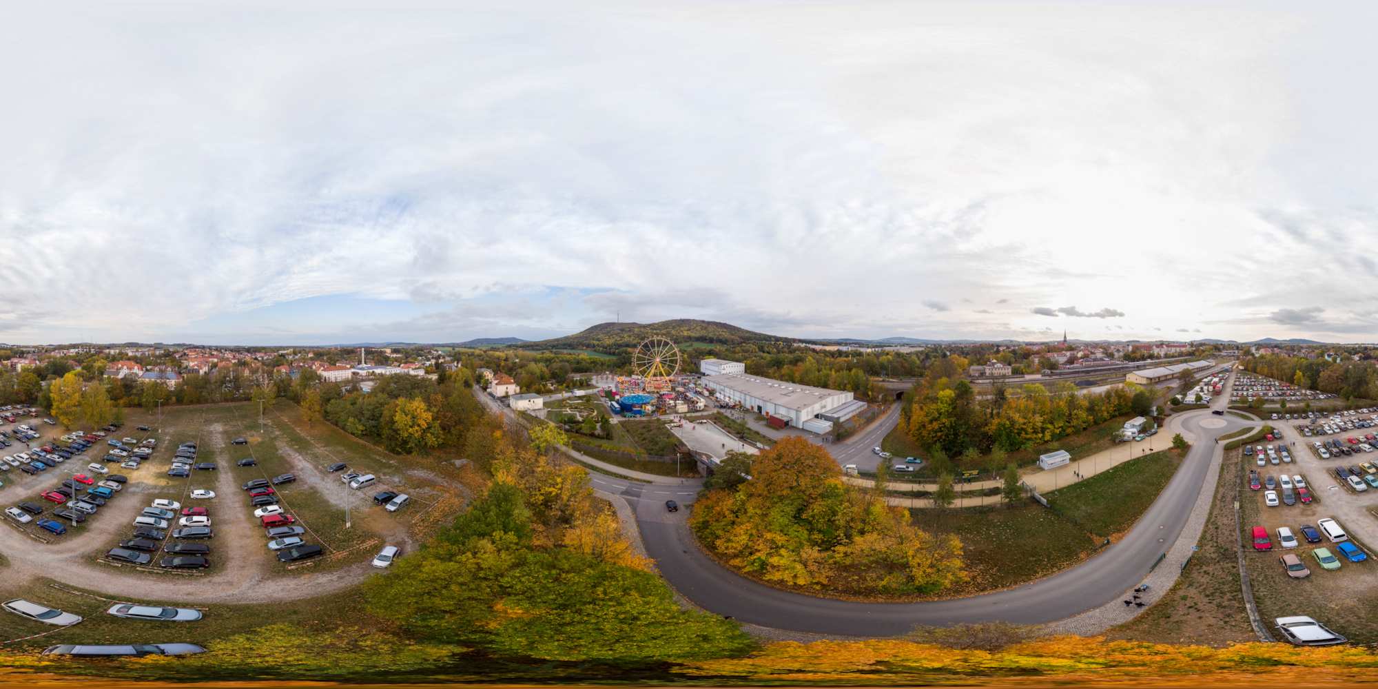 Luftpanorama - Löbauer Wiesn 2018