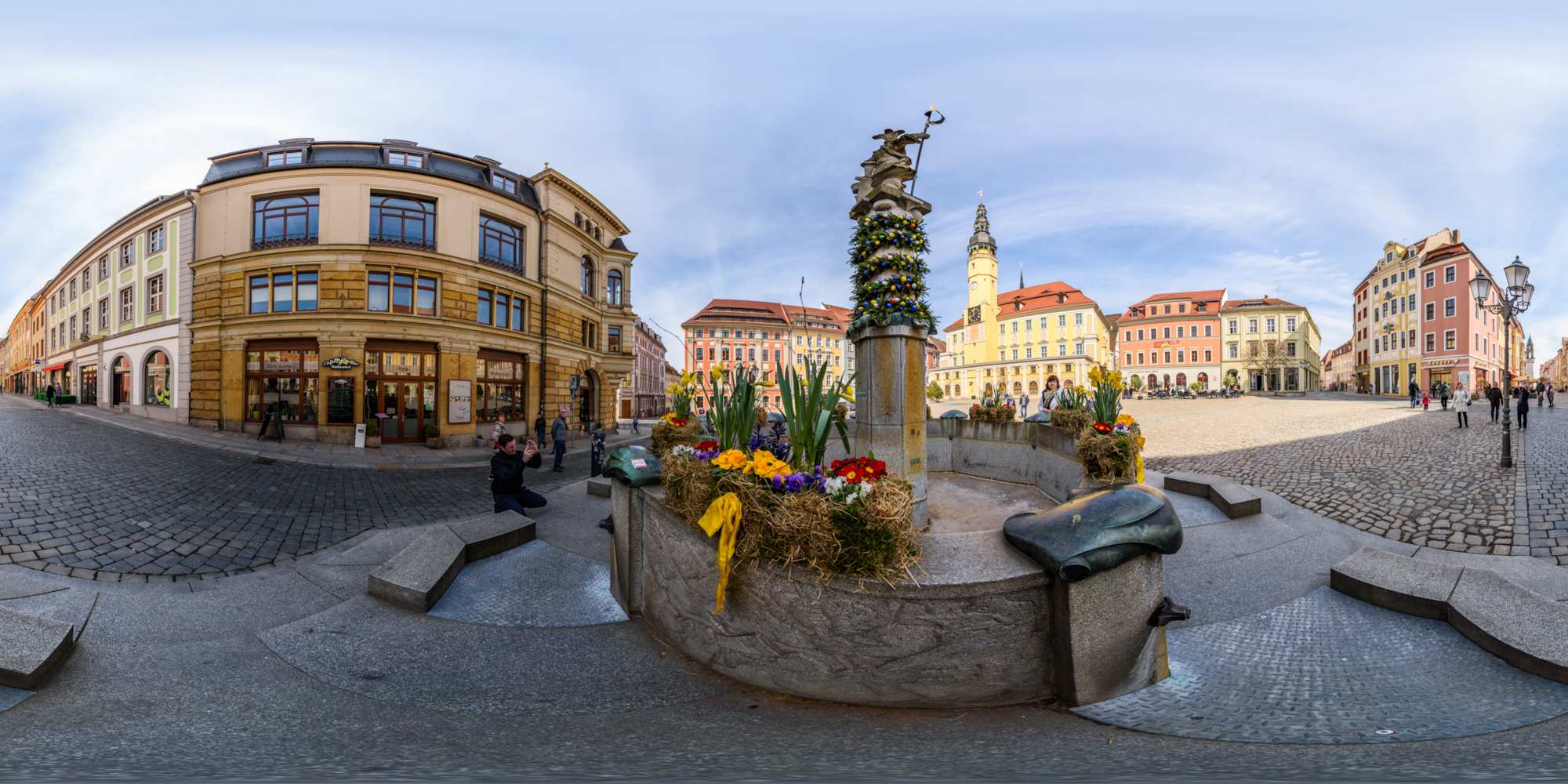 Hauptmarkt - Bautzener Osterbrunnen
