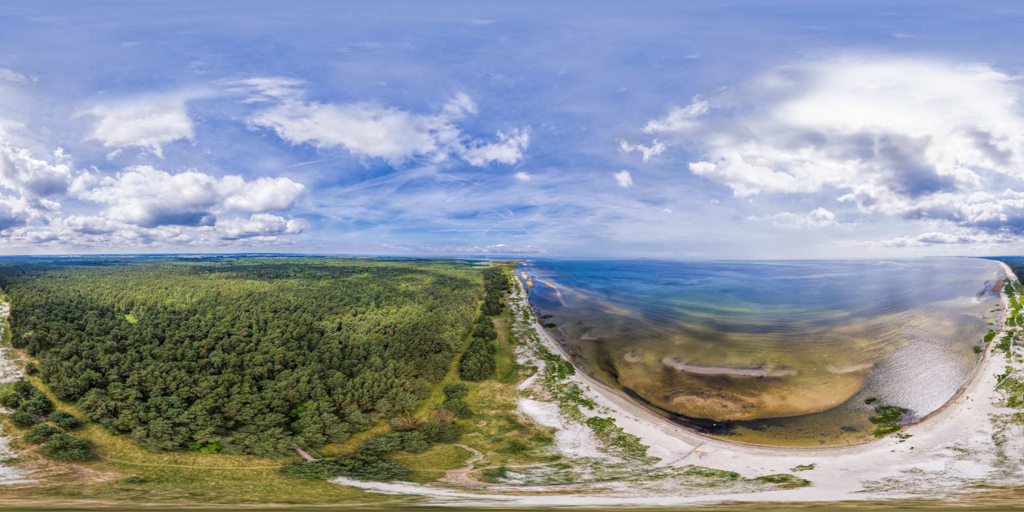 Luftpanorama - Peenemünder Haken