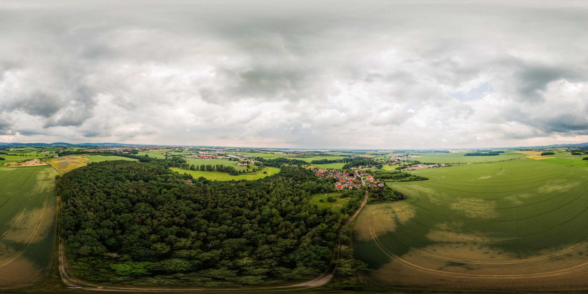 Luftpanorama - Schafberg