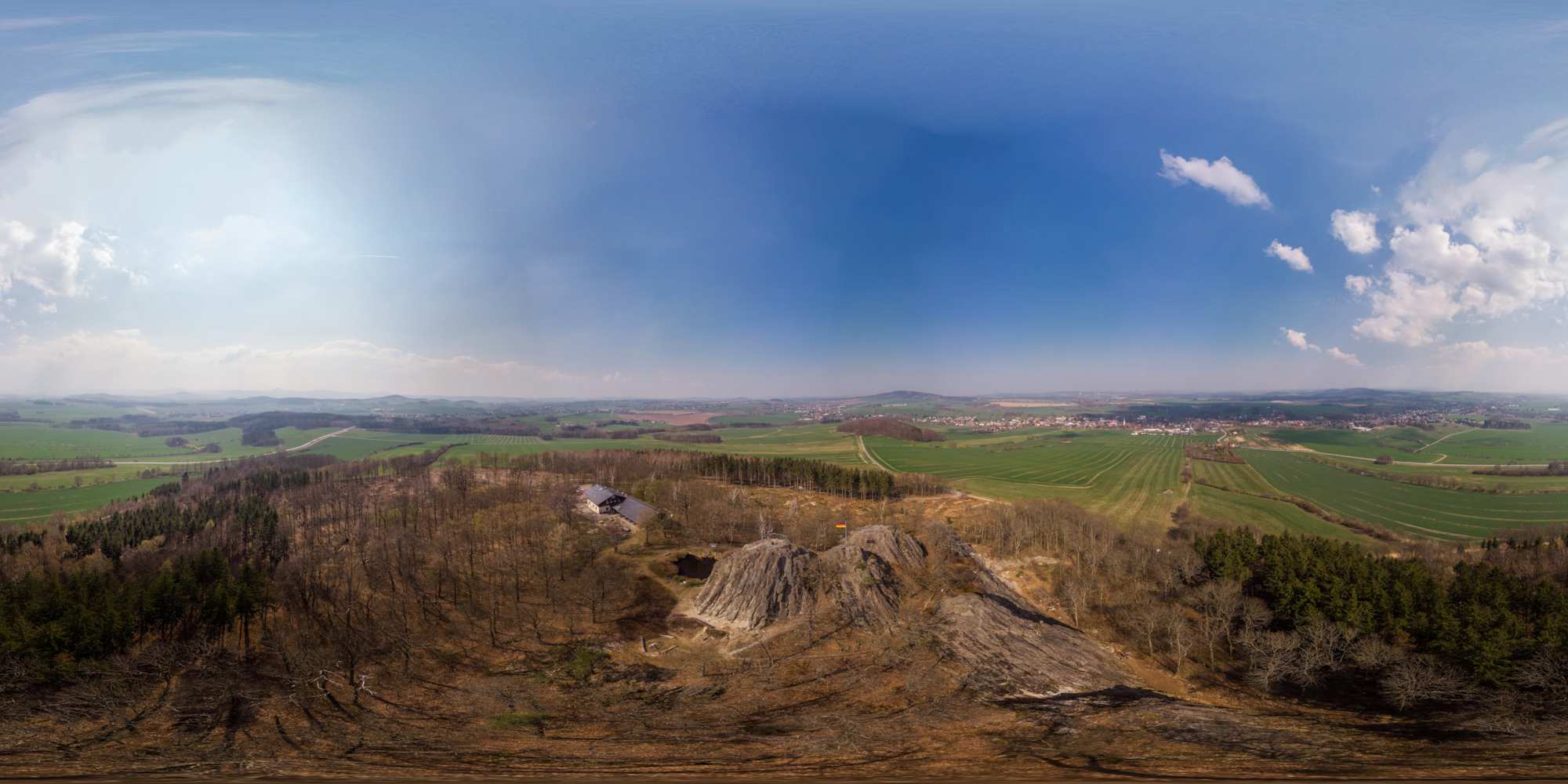 Luftpanorama - Oberoderwitzer Spitzberg