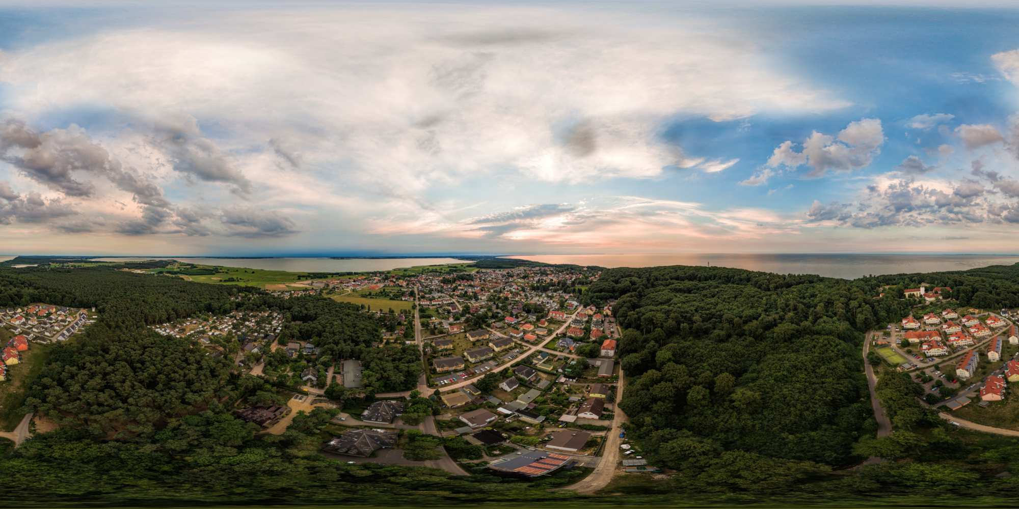 Luftpanorama - Koserow Streckelsberg